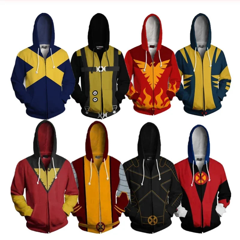 Streetwear Hoodie - X Men Wolverine Cosplay Costume 3D