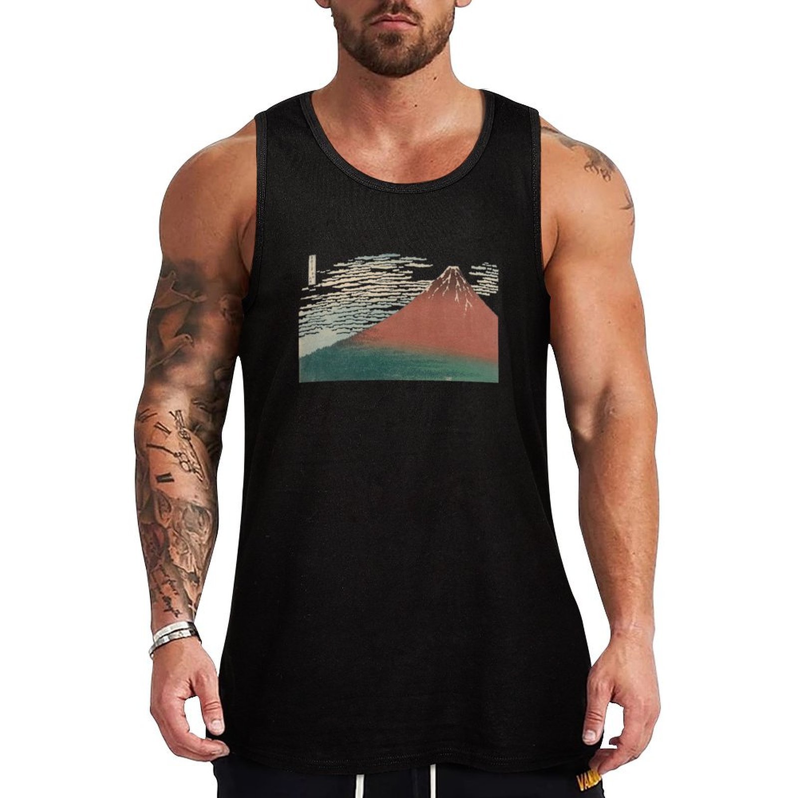 Men'S Fashion For Hot Weather - Red Fuji (Fine Wind, Clear Weather)