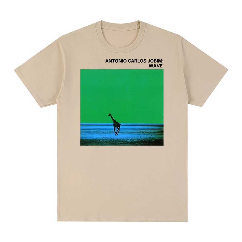 Men'S Fashion Nova Shirts - Wave ANTONIO CARLOS JOBIM Vintage t-shirt