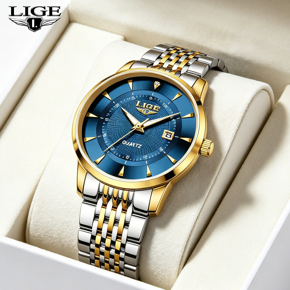Mens Fashion Bracelet - LIGE New 2025 Luxury Man Watch