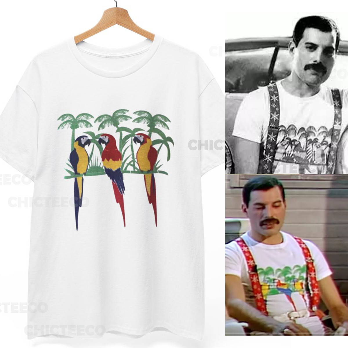 Men'S Fashion From The 80S - Freddie Mercury Shirt As worn by