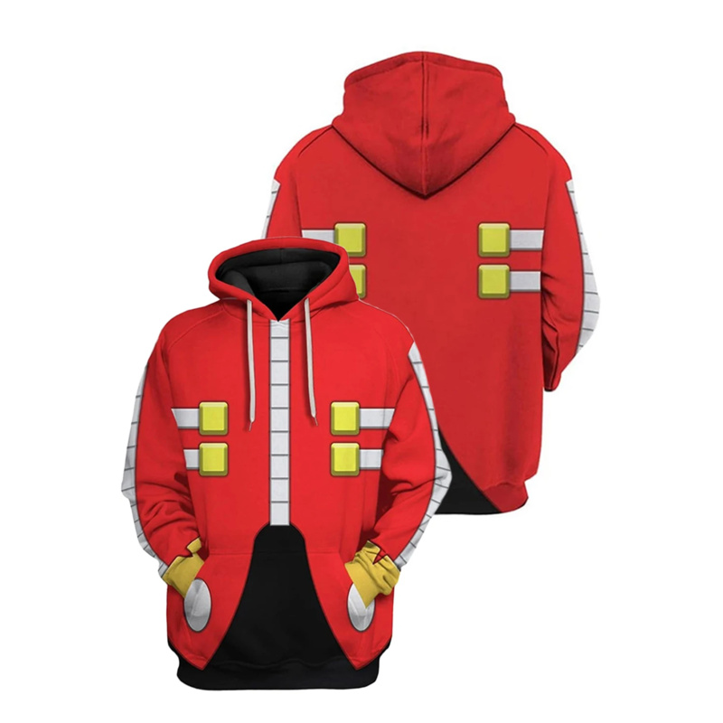 Streetwear Hoodie - 2025 New Dr. Eggman Cosplay Costume