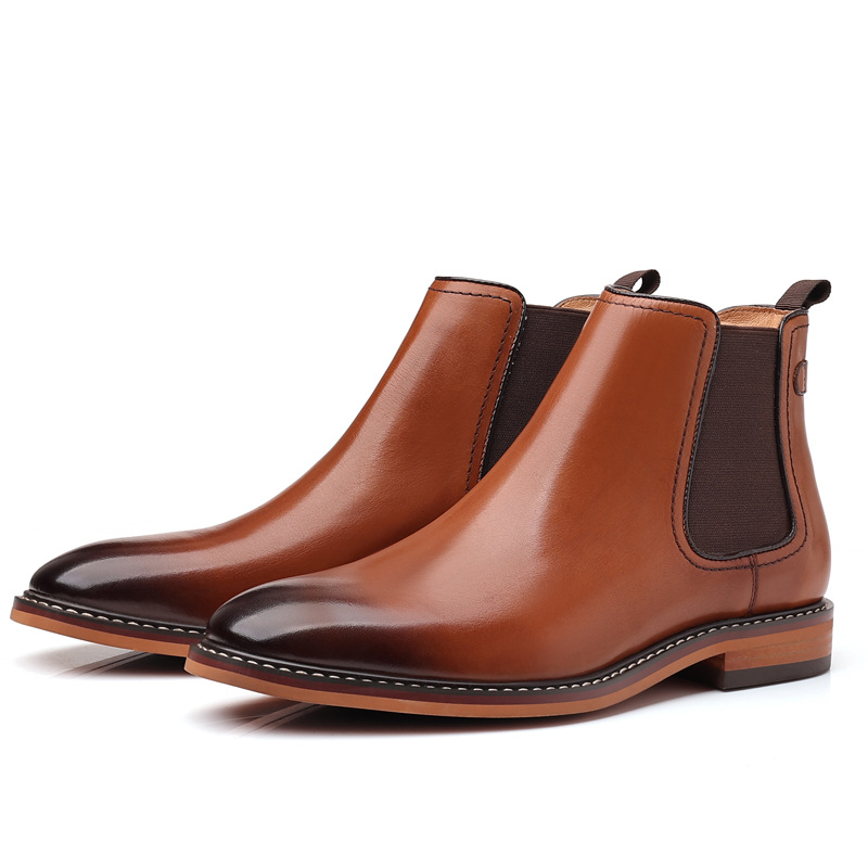 Men Fashion Elegant - Fashion Mens Short Chelsea Boots Luxury