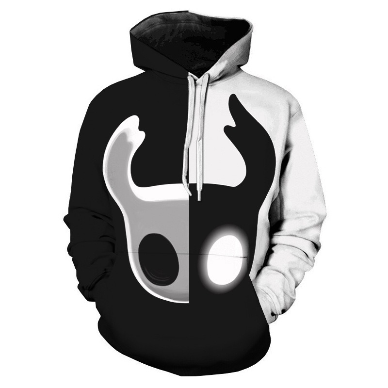 Streetwear Hoodie - Hollow Knight Hoodies Men Korea Ulzzang