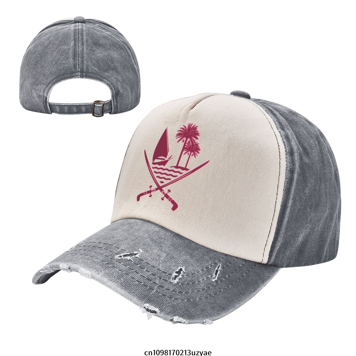 Men'S Fashion Qatar - Emblem Of Qatar Cowboy Hat Women