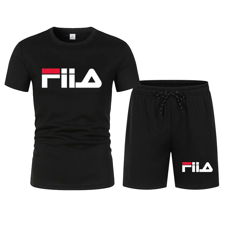 Men'S Fashion Undershirt - 2026 New Fashion FILA Inspired Set