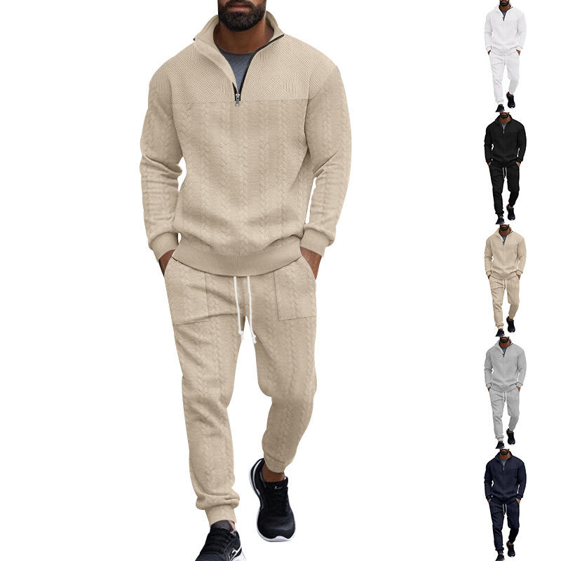 Streetwear Hoodie - 2024 Autumn Winter Men's Two-Piece Set