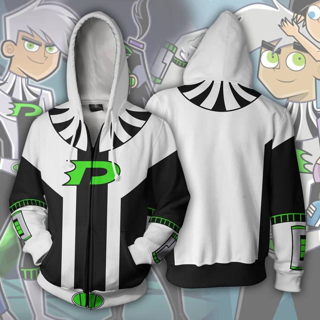 Streetwear Hoodie - Anime Danny Phantom Costume Acg Cosplay