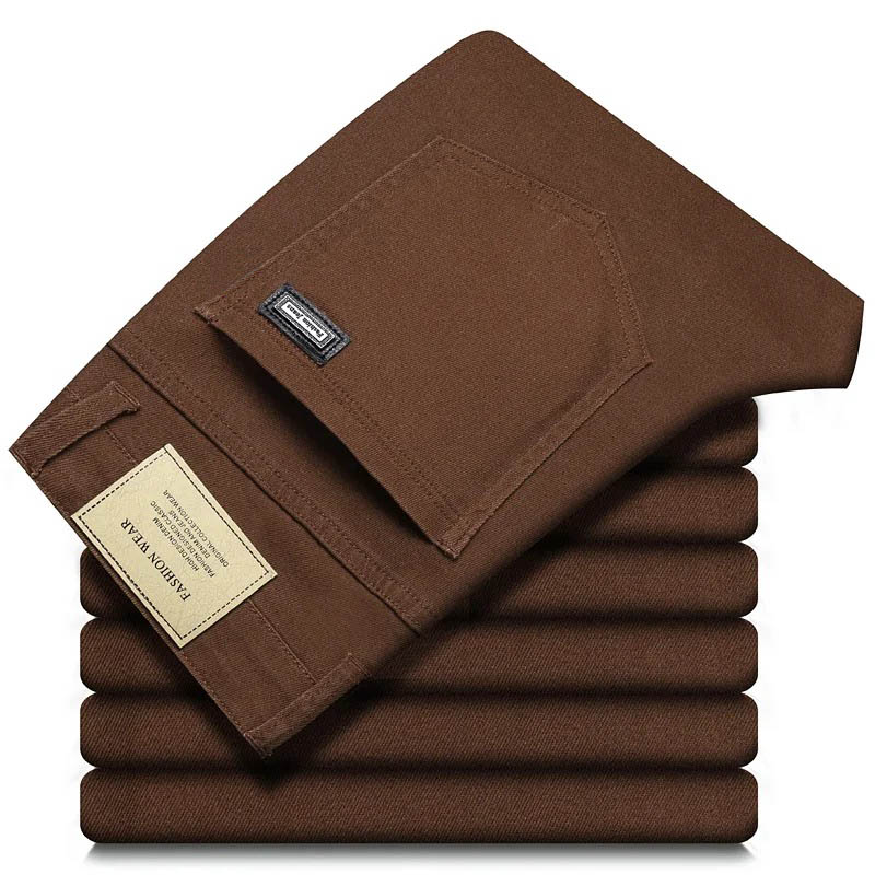 Men'S Fashion Linen Pants - Fashion Loose Straight Business Casual Stretch