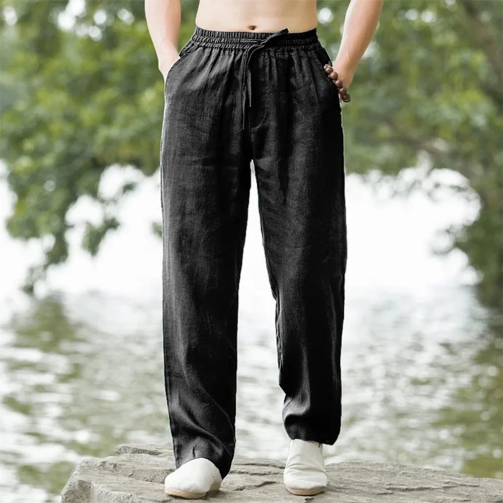New Men's Beach Pants Joggers  - Men'S Fashion Linen Pants recensie en prijs