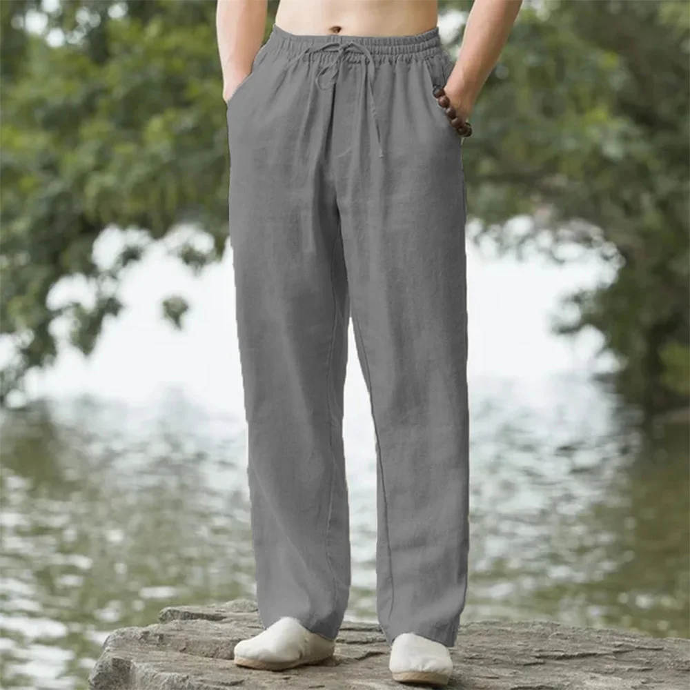 New Men's Beach Pants Joggers  - Men'S Fashion Linen Pants recensie en prijs