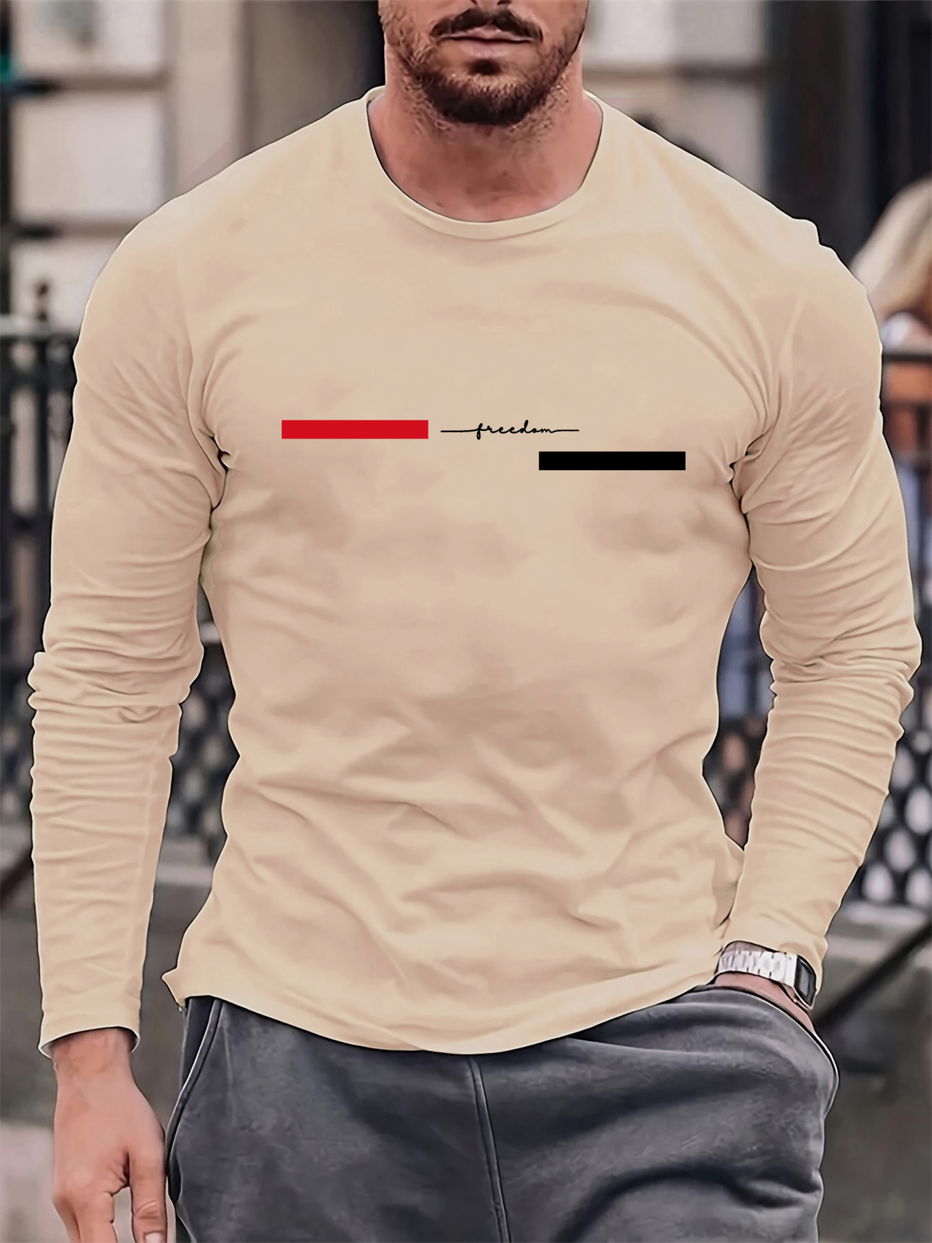 100% pure cotton men's long sl - Men'S Fashion Undershirt recensie en prijs