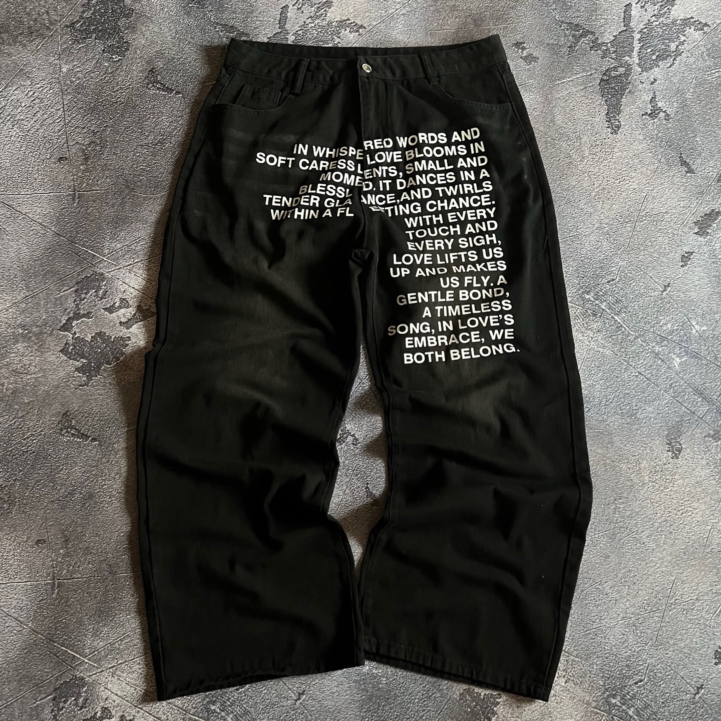 American Pattern Letter Jeans  - Streetwear Hoodie recensie en prijs