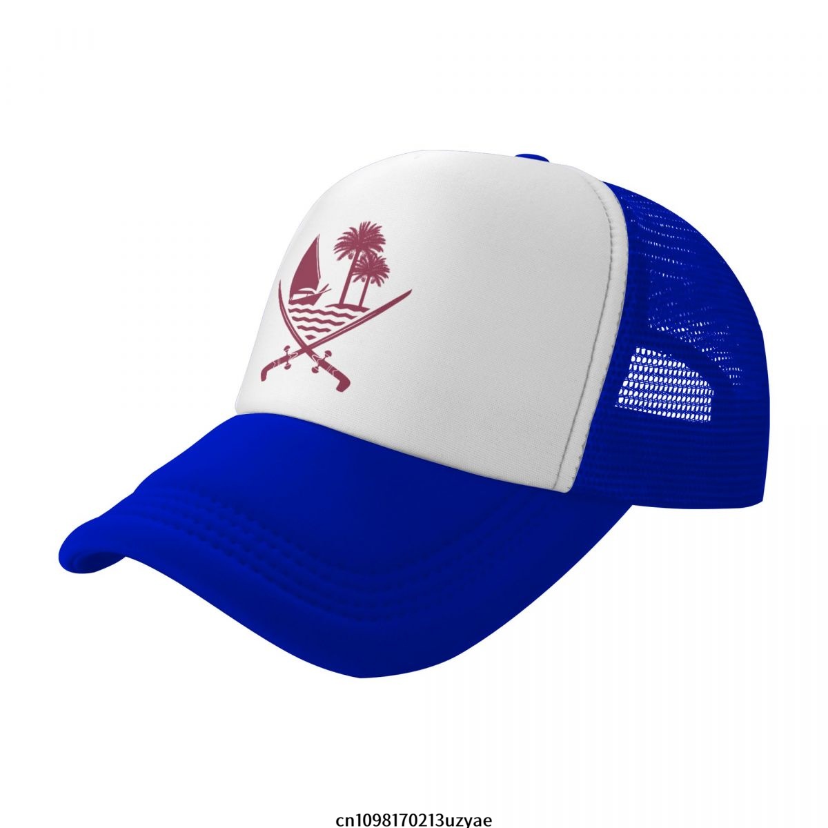 Emblem Of Qatar Mesh Baseball  - Men'S Fashion Qatar recensie en prijs