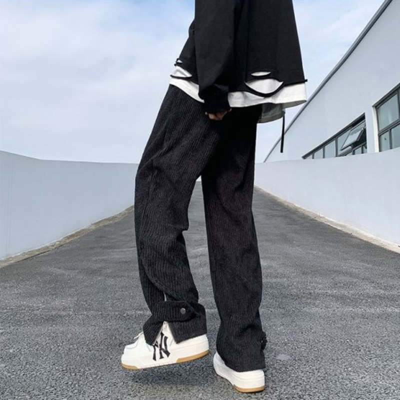 Male Sports Pants Black Solid  - Men'S Fashion Deals recensie en prijs