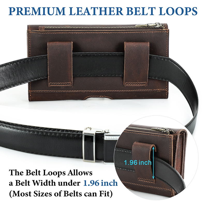 Cowhide Leather Waist Bag Phon - Leather Belt Braided recensie en prijs