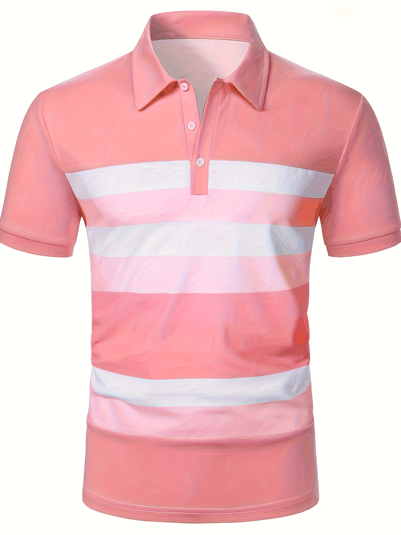 Summer Pink Stripe Printed Men - Men'S Fashion Pink Shirt recensie en prijs