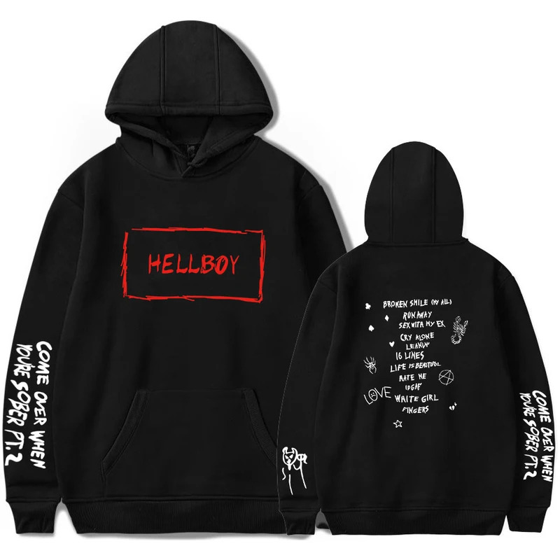 2022 New Lil Peep HEllBOY Hood - Streetwear Hoodie recensie en prijs