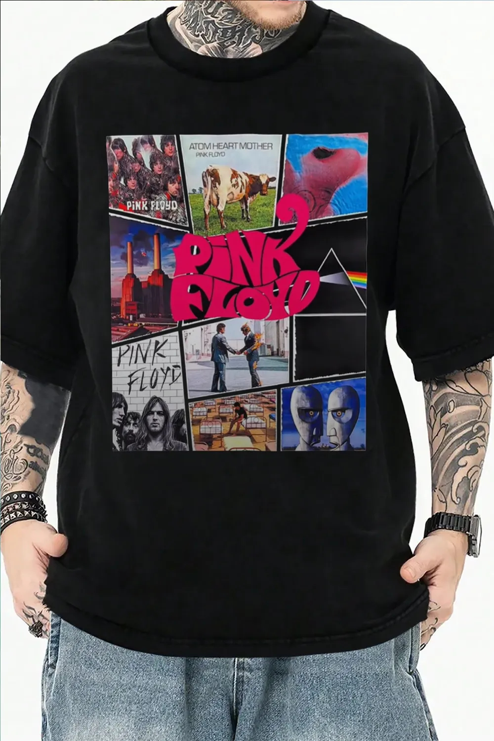 Best 2026 Pink Floyd Graphic C - Men'S Fashion Pink Shirt recensie en prijs