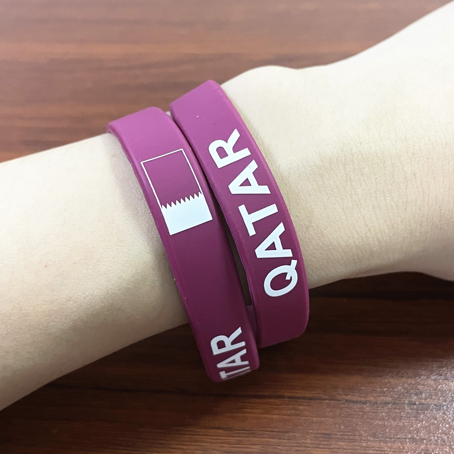 2pcs Qatar Flag Silicone Brace - Men'S Fashion Qatar recensie en prijs