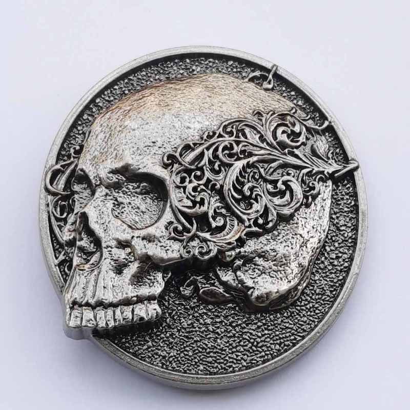 Classic skull series zinc allo - Leather Belt Braided recensie en prijs