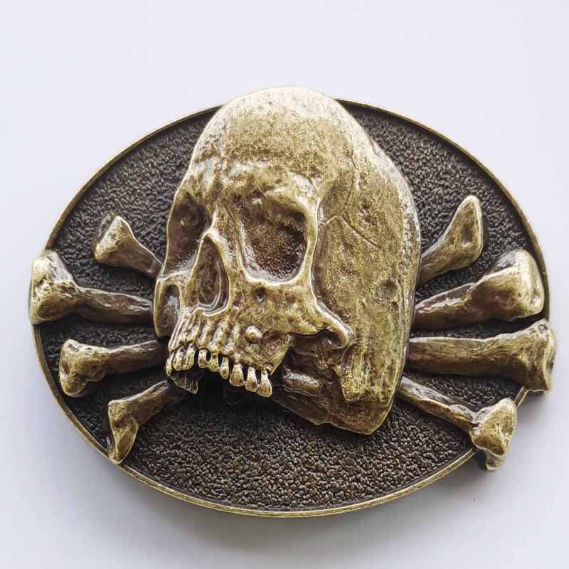 Classic skull series zinc allo - Leather Belt Braided recensie en prijs