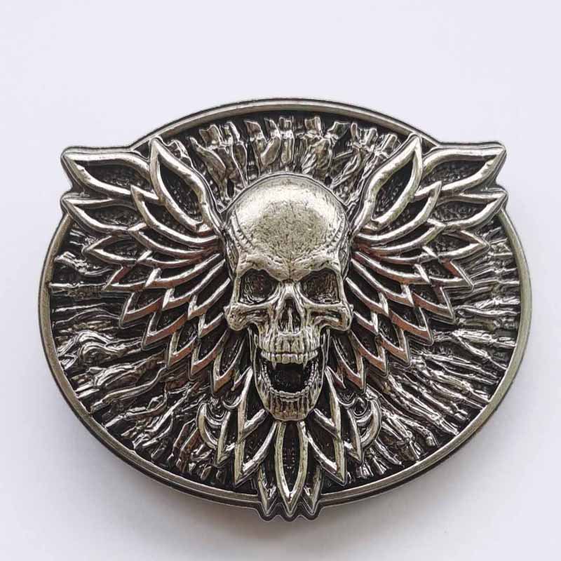 Classic skull series zinc allo - Leather Belt Braided recensie en prijs