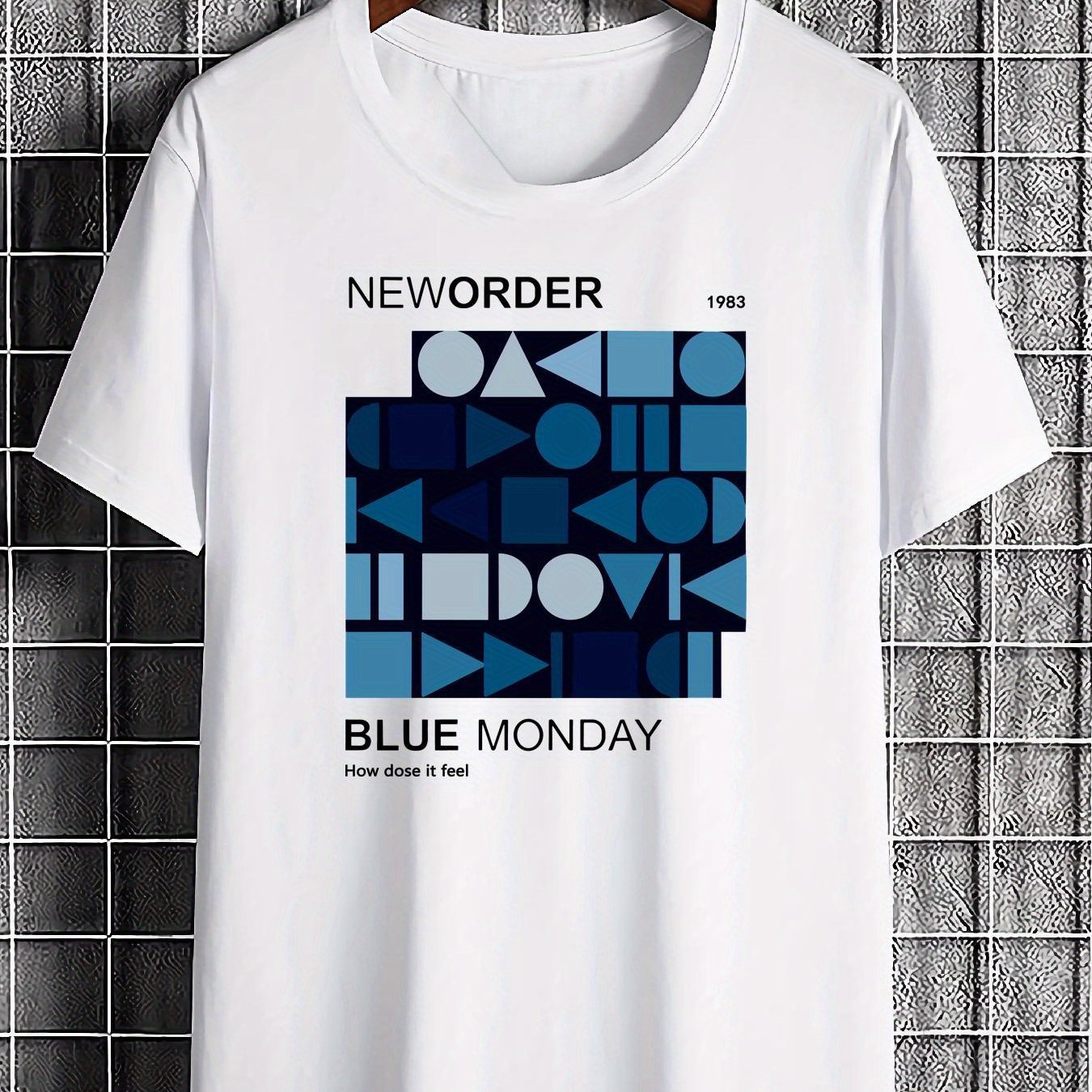 New Order Blue Monday Pattern  - Men'S Fashion From The 80S recensie en prijs