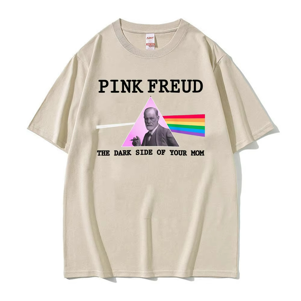 Funny Pink Freud The Dark Side - Men'S Fashion Pink Shirt recensie en prijs