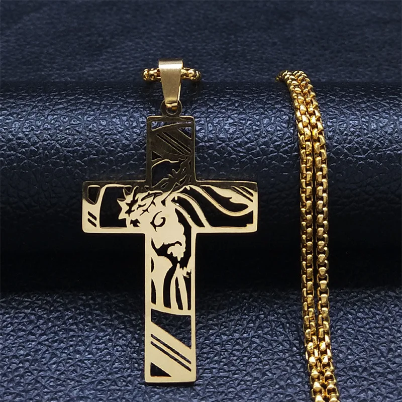 Hip Hop Punk Crown of Thorns J - Men'S Fashion Gold Chain recensie en prijs