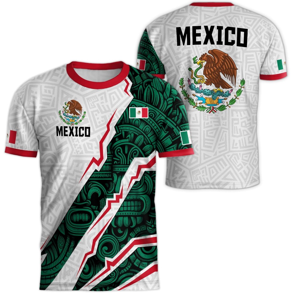 Mexico National Flag Print TSh - Mens Fashion Mexico recensie en prijs