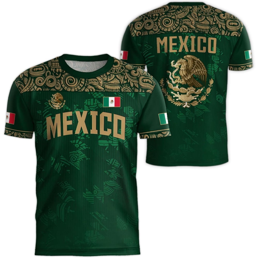 Mexico National Flag Print TSh - Mens Fashion Mexico recensie en prijs
