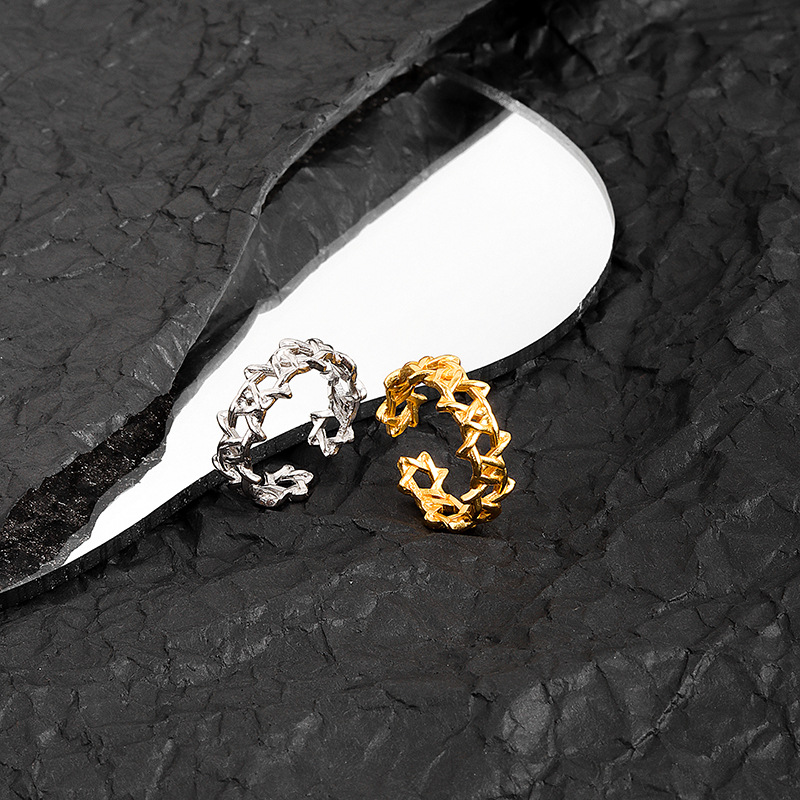 Gold Color Geometric Hexagram  - Men'S Fashion Today recensie en prijs