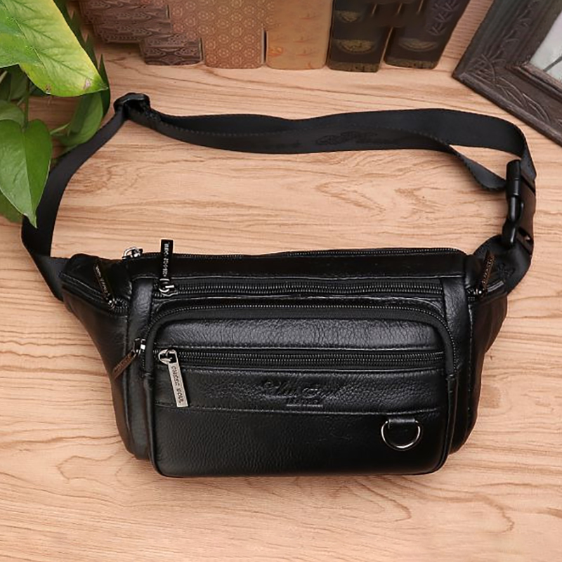 Men Waist Fanny Bags Sling Che - Leather Belt Braided recensie en prijs