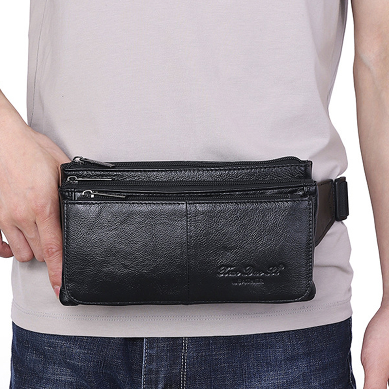 Men Waist Fanny Pack Belt Hip  - Leather Belt Braided recensie en prijs