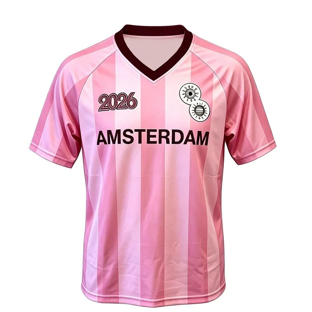 Pink Soccer T-Shirt Harry Styl - Men'S Fashion Pink Shirt recensie en prijs
