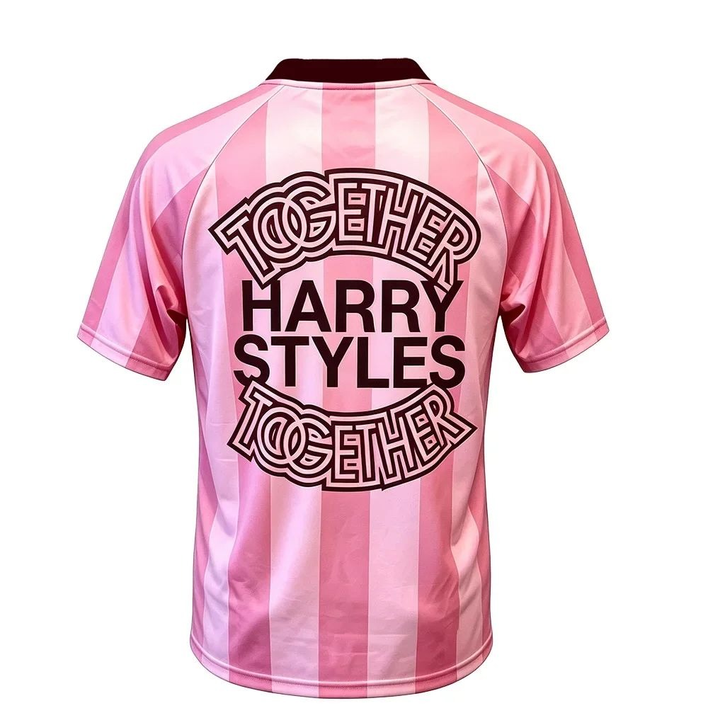 Pink Soccer T-Shirt Harry Styl - Men'S Fashion Pink Shirt recensie en prijs