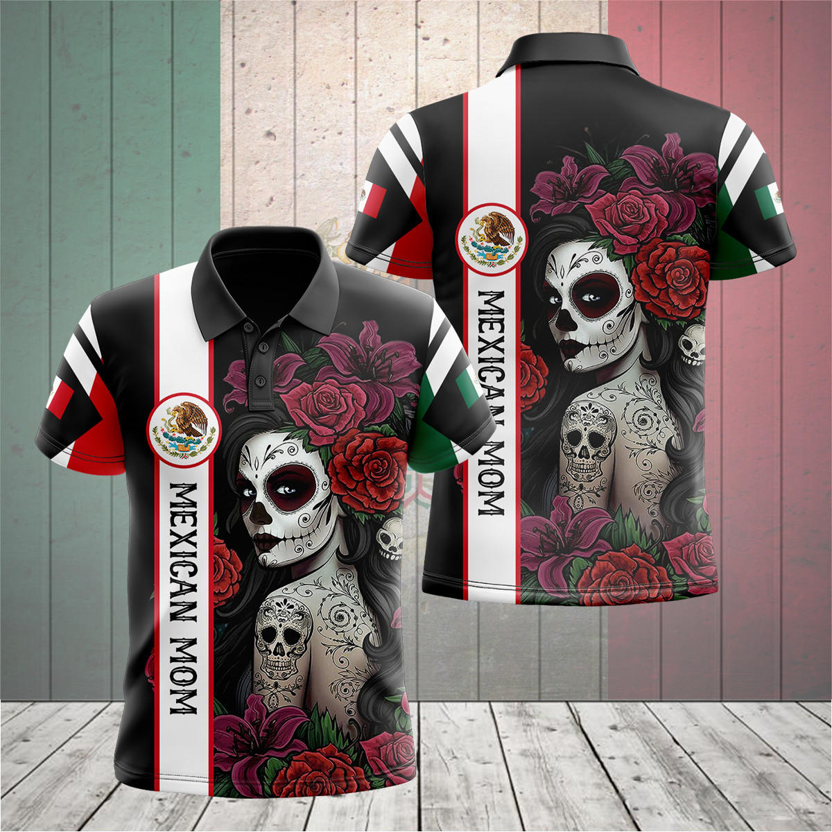 Mexico Aztec Coat Of Arms & Sk - Mens Fashion Mexico recensie en prijs