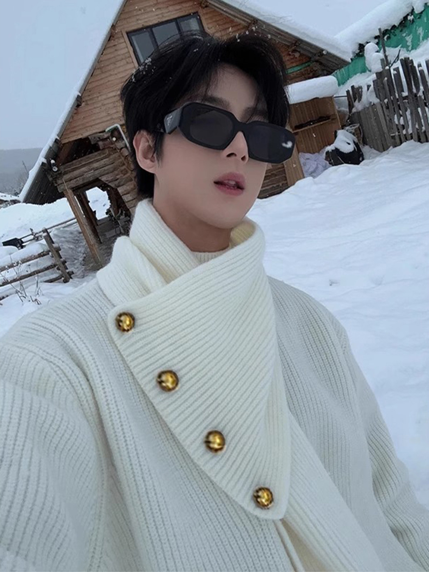 Fur Collar Pullovers Blancos M - Men'S Fashion For Hot Weather recensie en prijs
