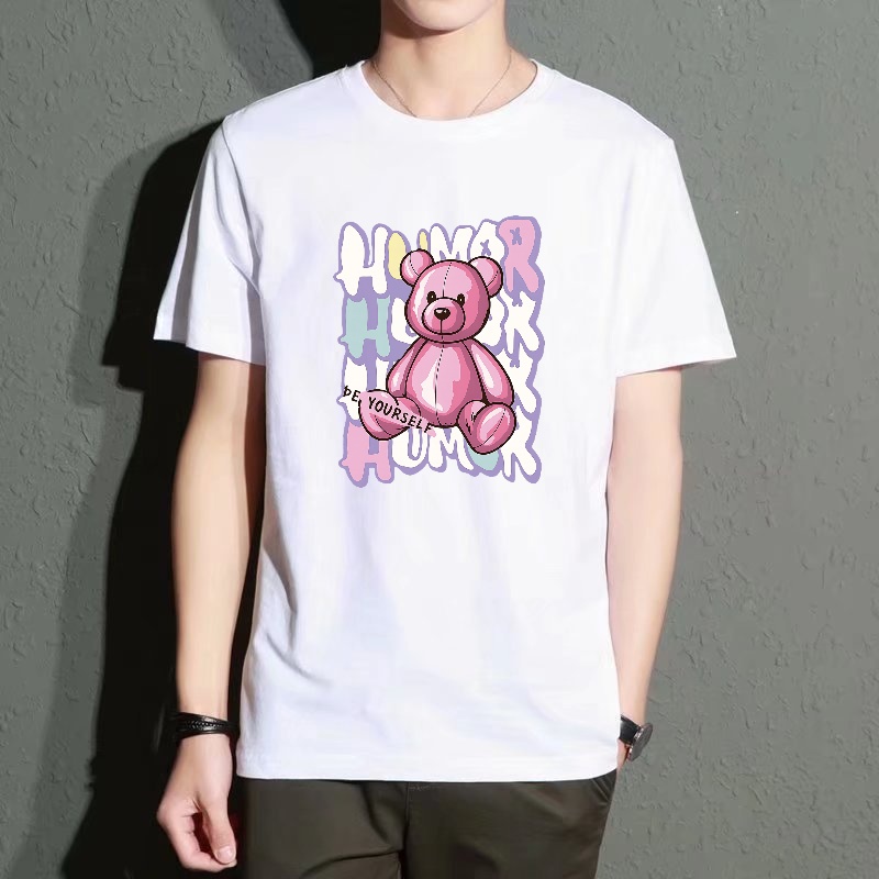 Men's Black Round-Neck Short-S - Men'S Fashion Pink Shirt recensie en prijs
