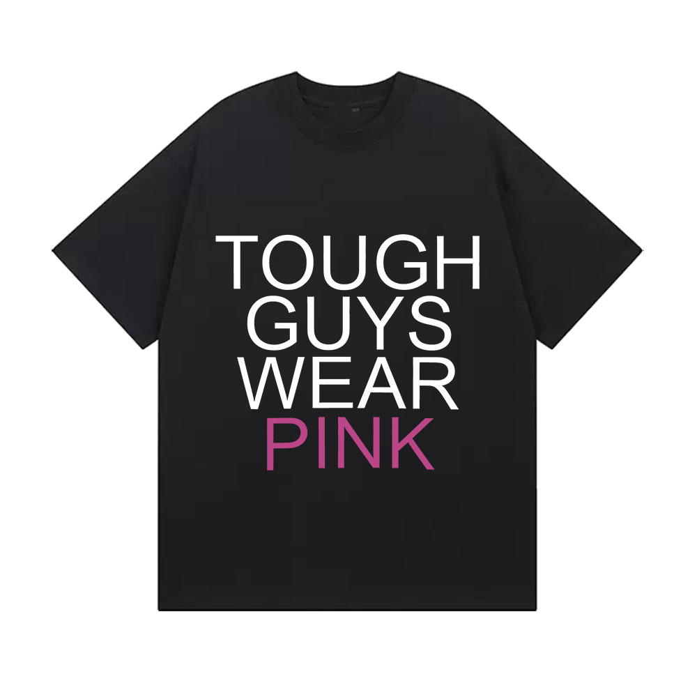 Tough Guys Wearing Pink Letter - Men'S Fashion Pink Shirt recensie en prijs