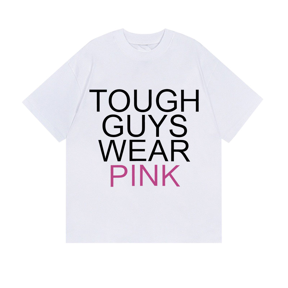Tough Guys Wearing Pink Letter - Men'S Fashion Pink Shirt recensie en prijs