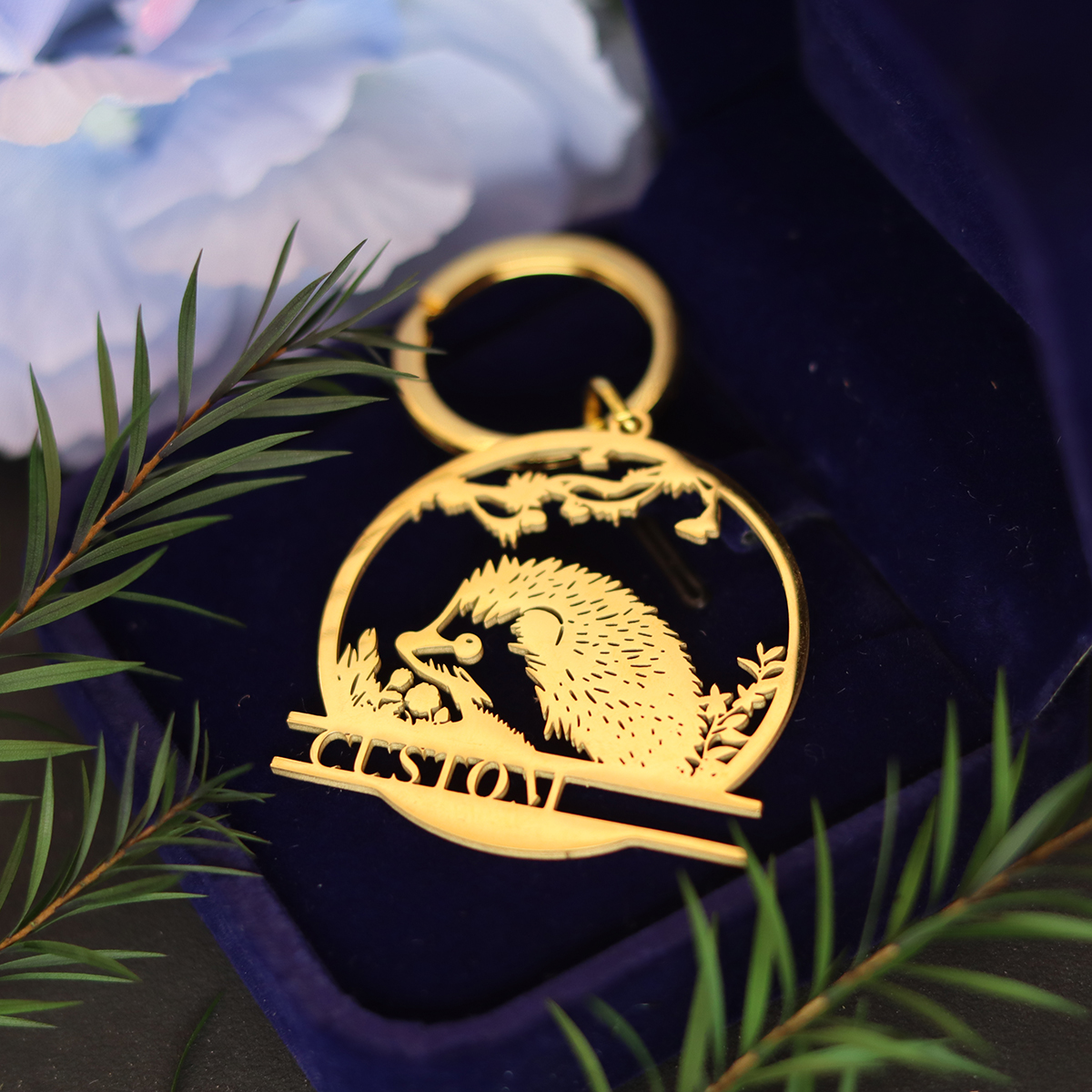 QIAMNI Custom Name Cute Hedgeh - Men'S Fashion Gold Chain recensie en prijs