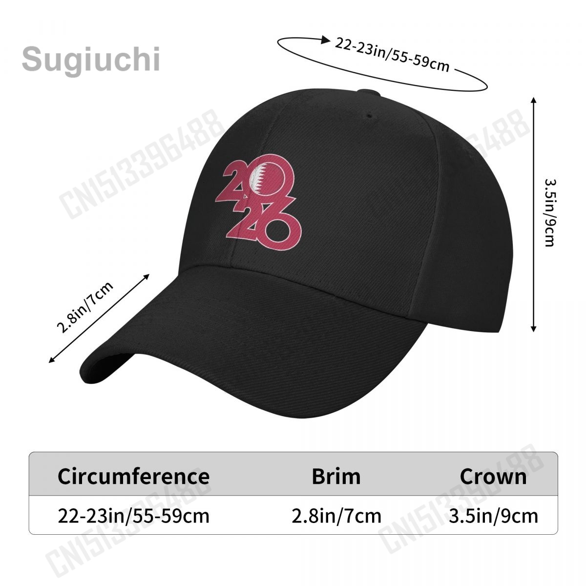 Qatar Flag With 2026 Baseball  - Men'S Fashion Qatar recensie en prijs