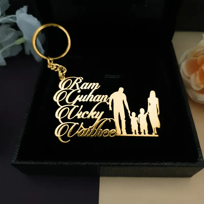 Custom Family Number Name Keyc - Men'S Fashion Gold Chain recensie en prijs