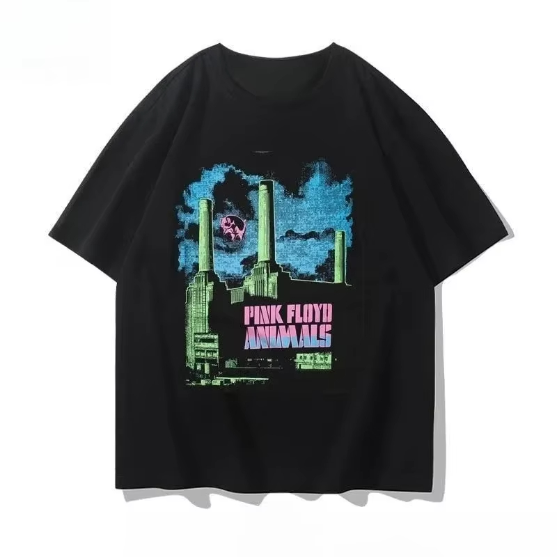 Pink Floyd Graphic Print T-shi - Men'S Fashion Pink Shirt recensie en prijs