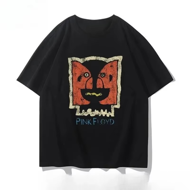 Pink Floyd Graphic Print T-shi - Men'S Fashion Pink Shirt recensie en prijs