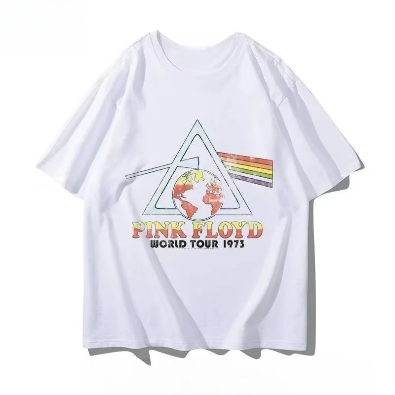 Pink Floyd Graphic Print T-shi - Men'S Fashion Pink Shirt recensie en prijs