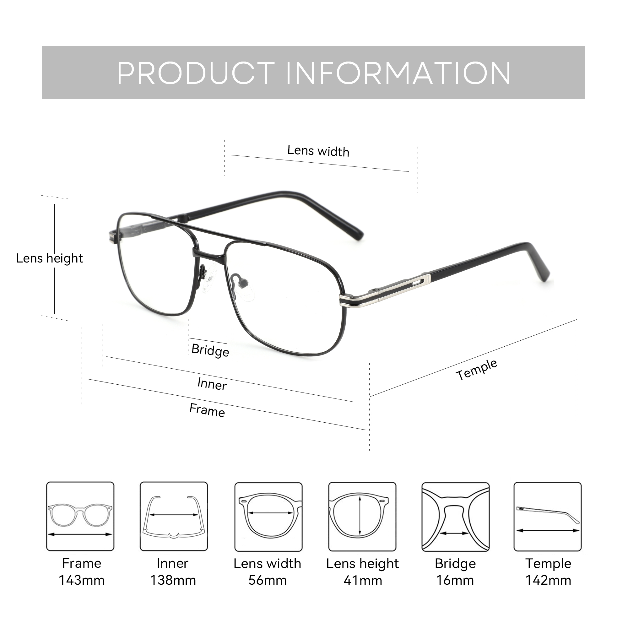 ZENOTTIC (XL Size) 2026 Fashio - Men'S Fashion Glasses 2026 recensie en prijs