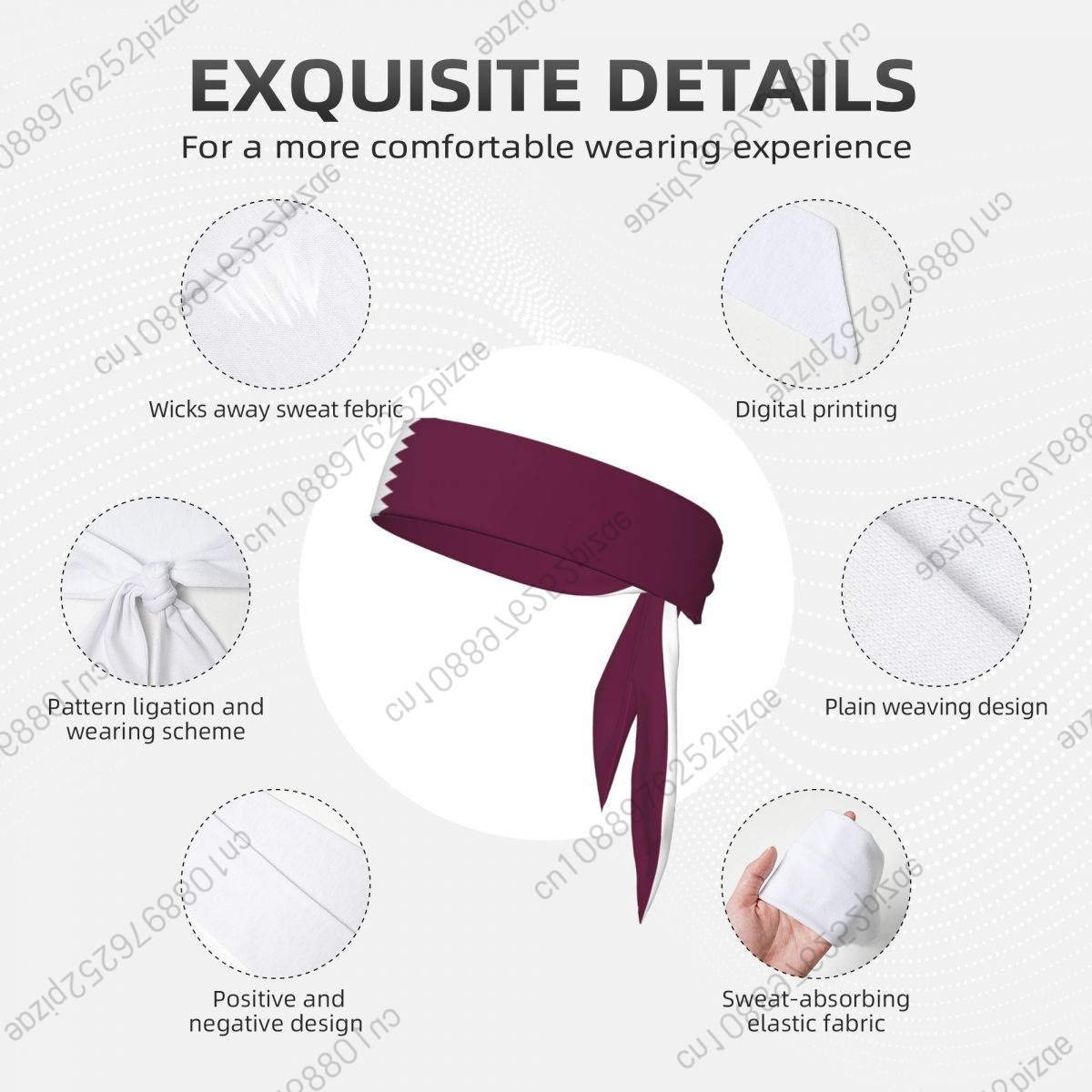Qatar Tie Headband for Men Wom - Men'S Fashion Qatar recensie en prijs